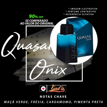 Perfume Similar Gadis 583 Inspirado em Quasar Onix Contratipo